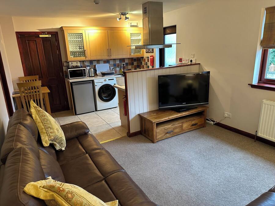 Courtyard Flat | Living area | TV, DVD player, iPod dock
