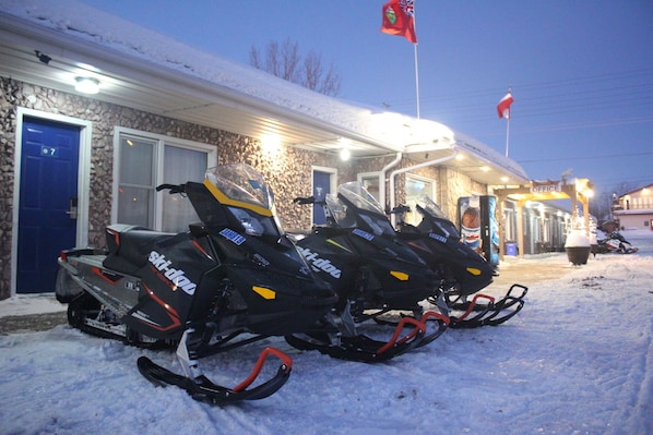 Snowmobiling