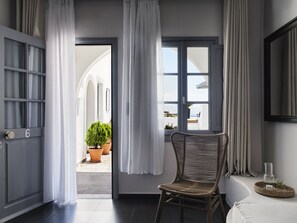 Tranquility Comfort Suite | Minibar, in-room safe, individually decorated, free WiFi - The_Petra, Small Luxury Hotels of the World (Patmos)
