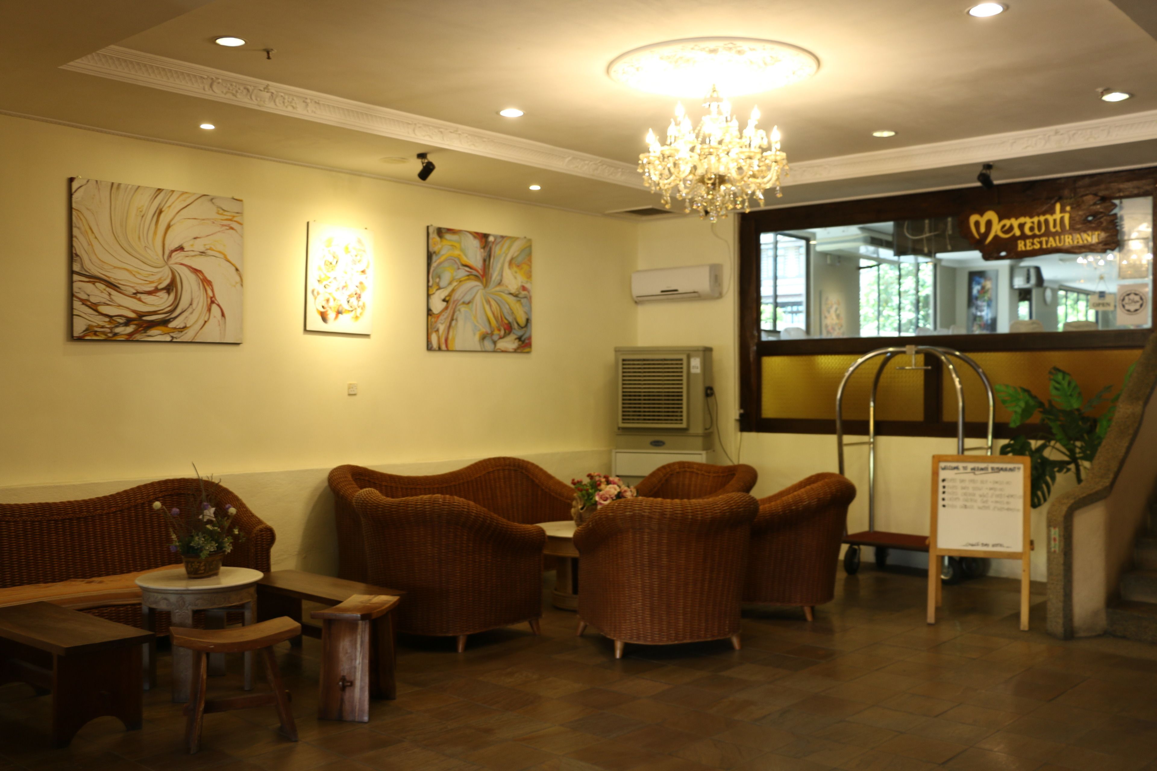 Lobby sitting area