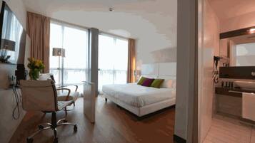 Premium-Zimmer | Minibar, Zimmersafe, schallisolierte Zimmer, kostenloses WLAN