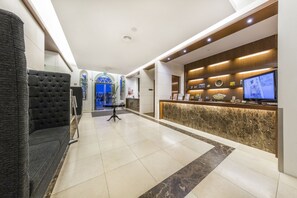 Interior entrance
