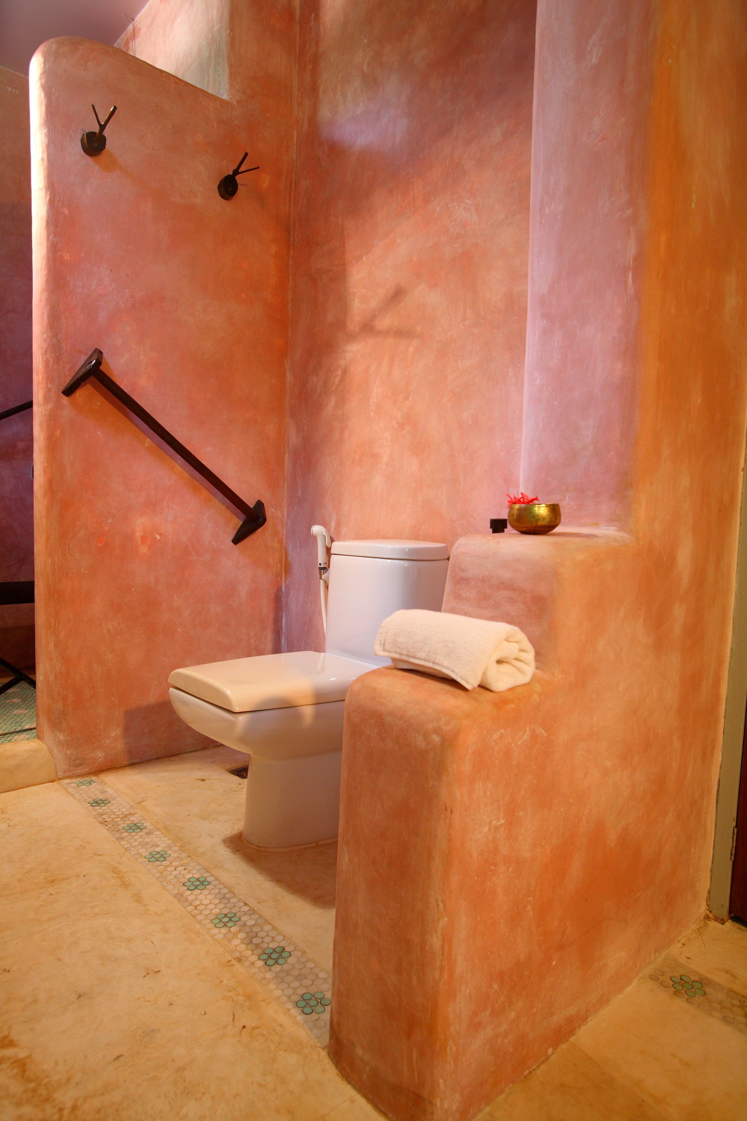 separate bathtub and shower, deep-soaking bathtub, free toiletries