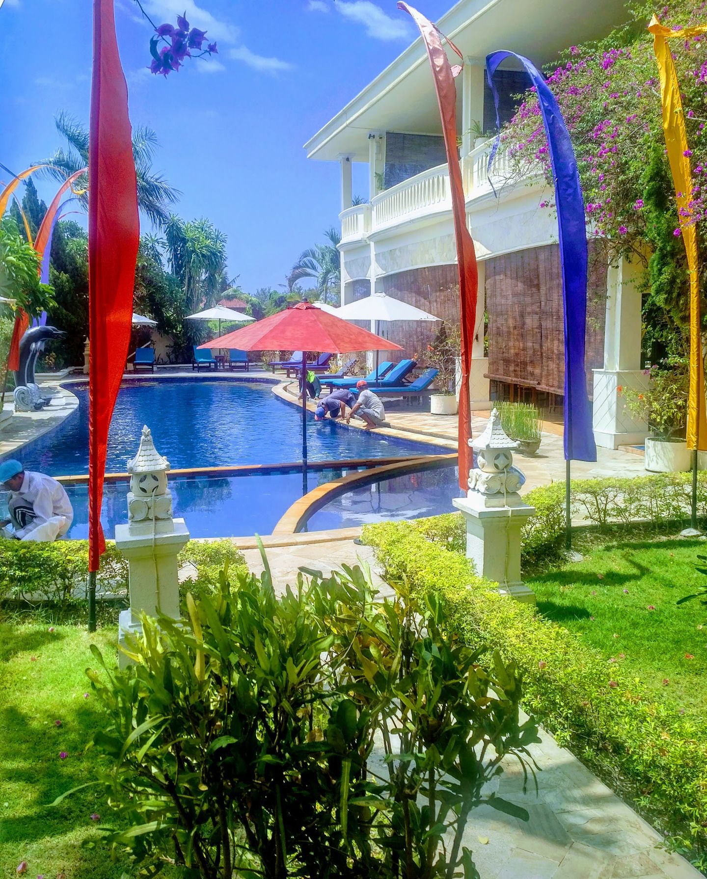 Overnattingsstedets uteområder