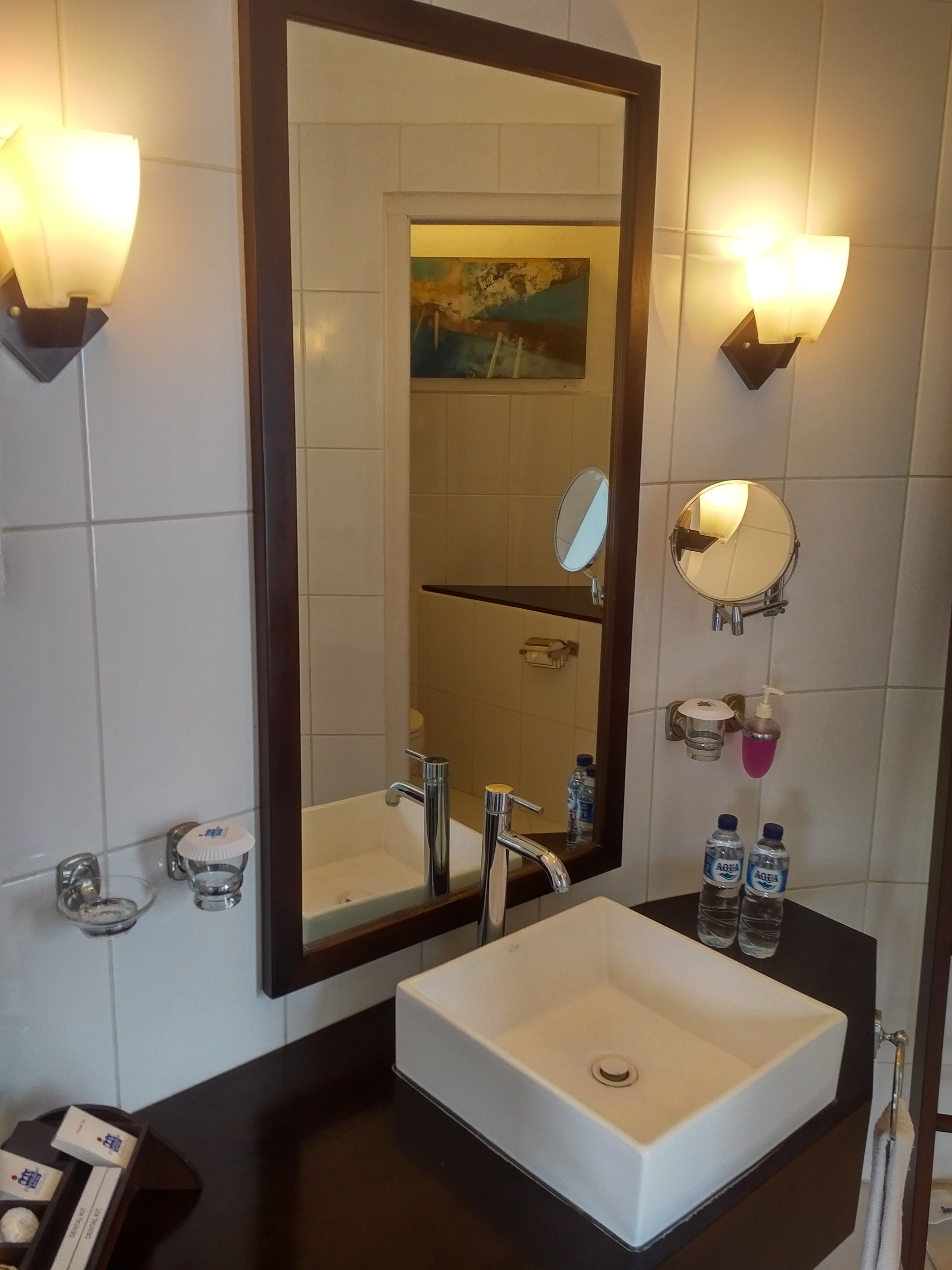 classic room | bathroom | hair dryer, towels