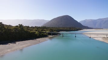 Uitzicht vanuit accommodatie