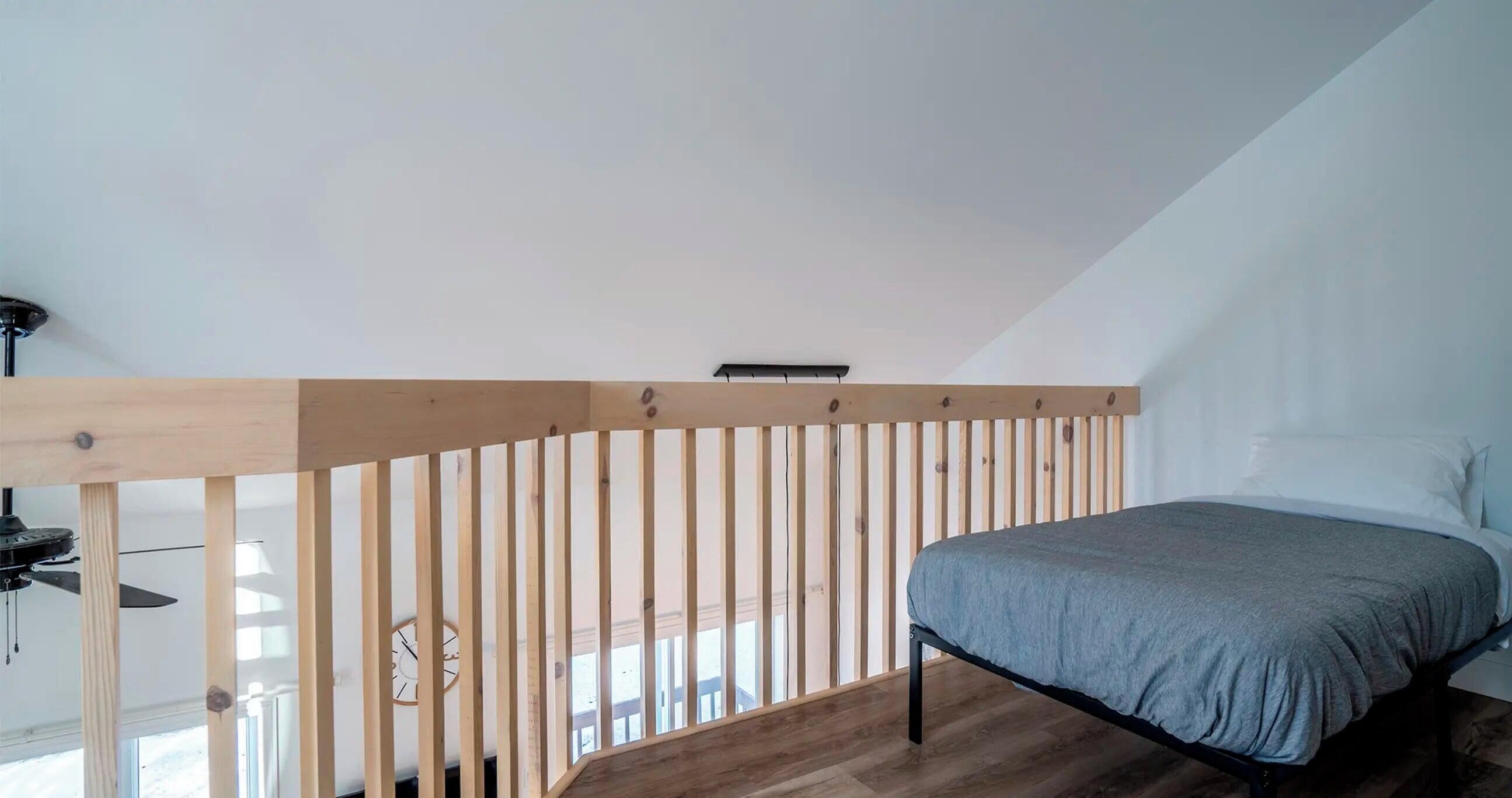 Apartment, 2 Schlafzimmer, Zwischengeschoss (1 km from slopes) | Allergikerbettwaren, Verdunkelungsvorhänge, Bügeleisen/Bügelbrett