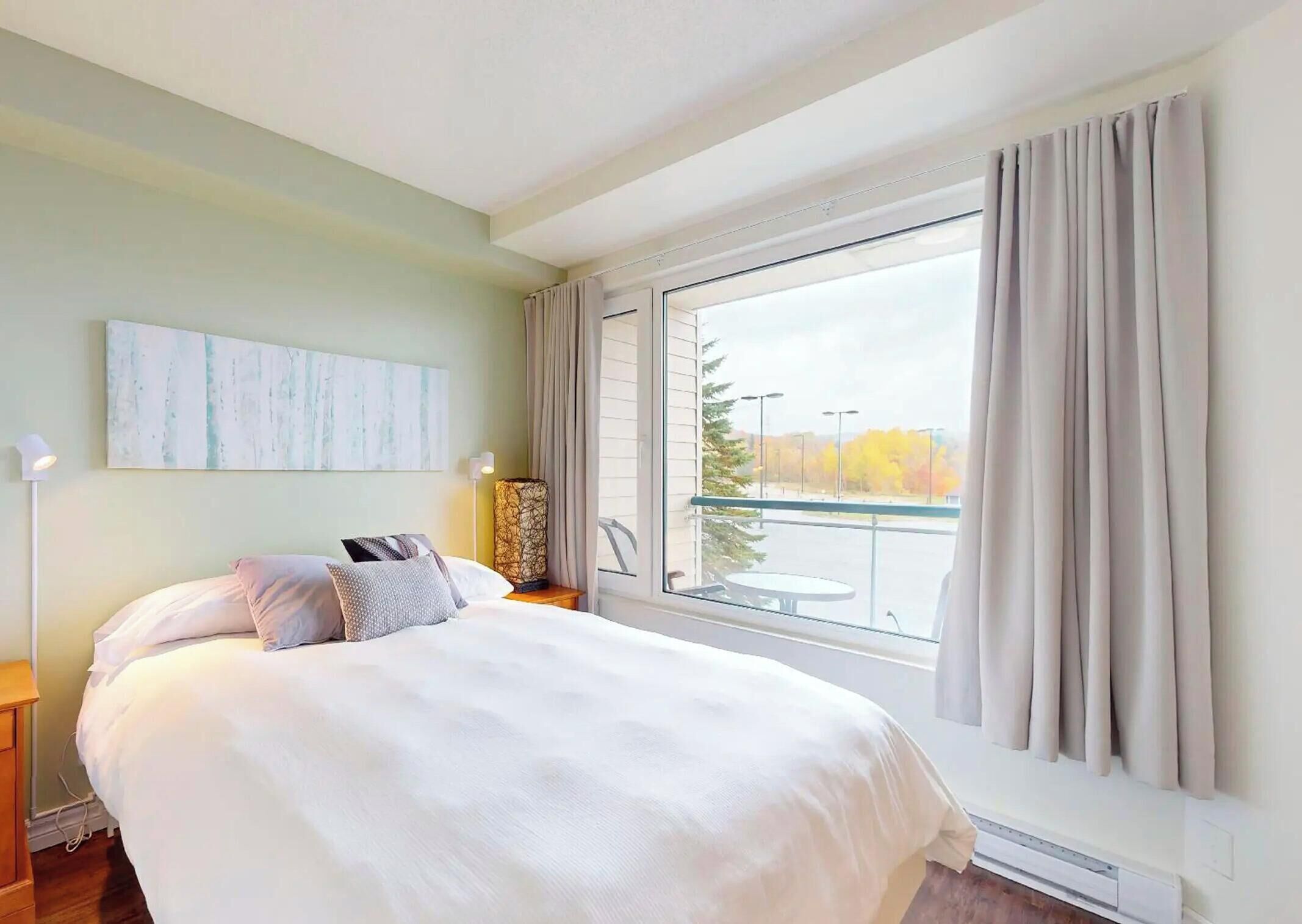 Superior Condo, 1 Queen Bed with Sofa bed (Ski-in/Ski-out) | Hypo-allergenic bedding available, blackout drapes, iron/ironing board