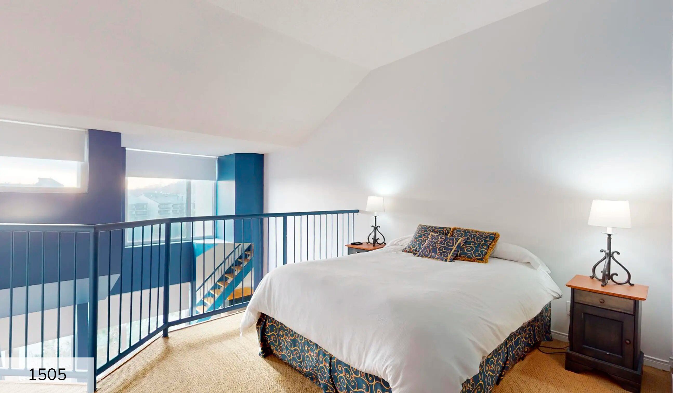 Superior Condo, 1 Bedroom (Mezzanine - Ski-in/Ski-out) | Hypo-allergenic bedding, blackout drapes, iron/ironing board