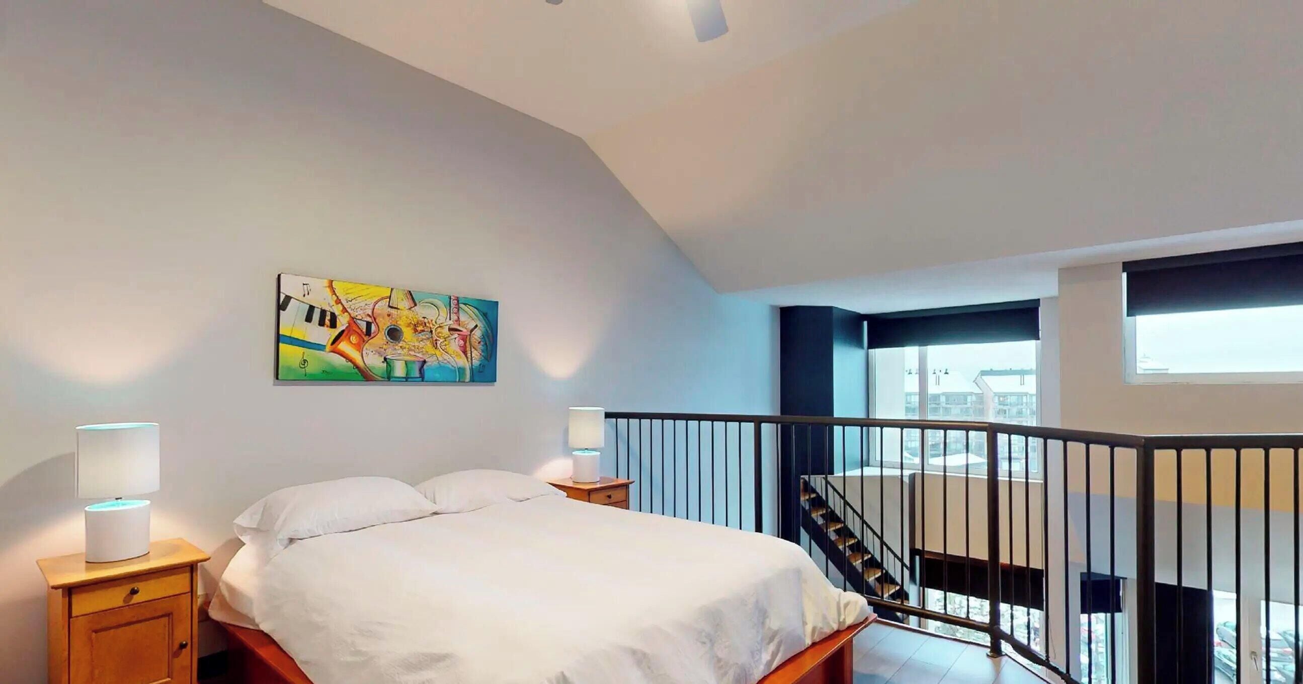 Superior Condo, 1 Bedroom (Mezzanine - Ski-in/Ski-out) | Hypo-allergenic bedding available, blackout drapes, iron/ironing board