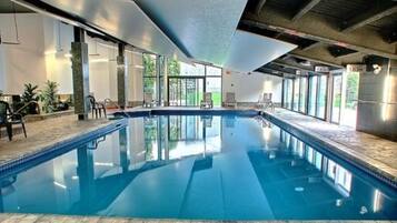 Indoor pool, seasonal outdoor pool