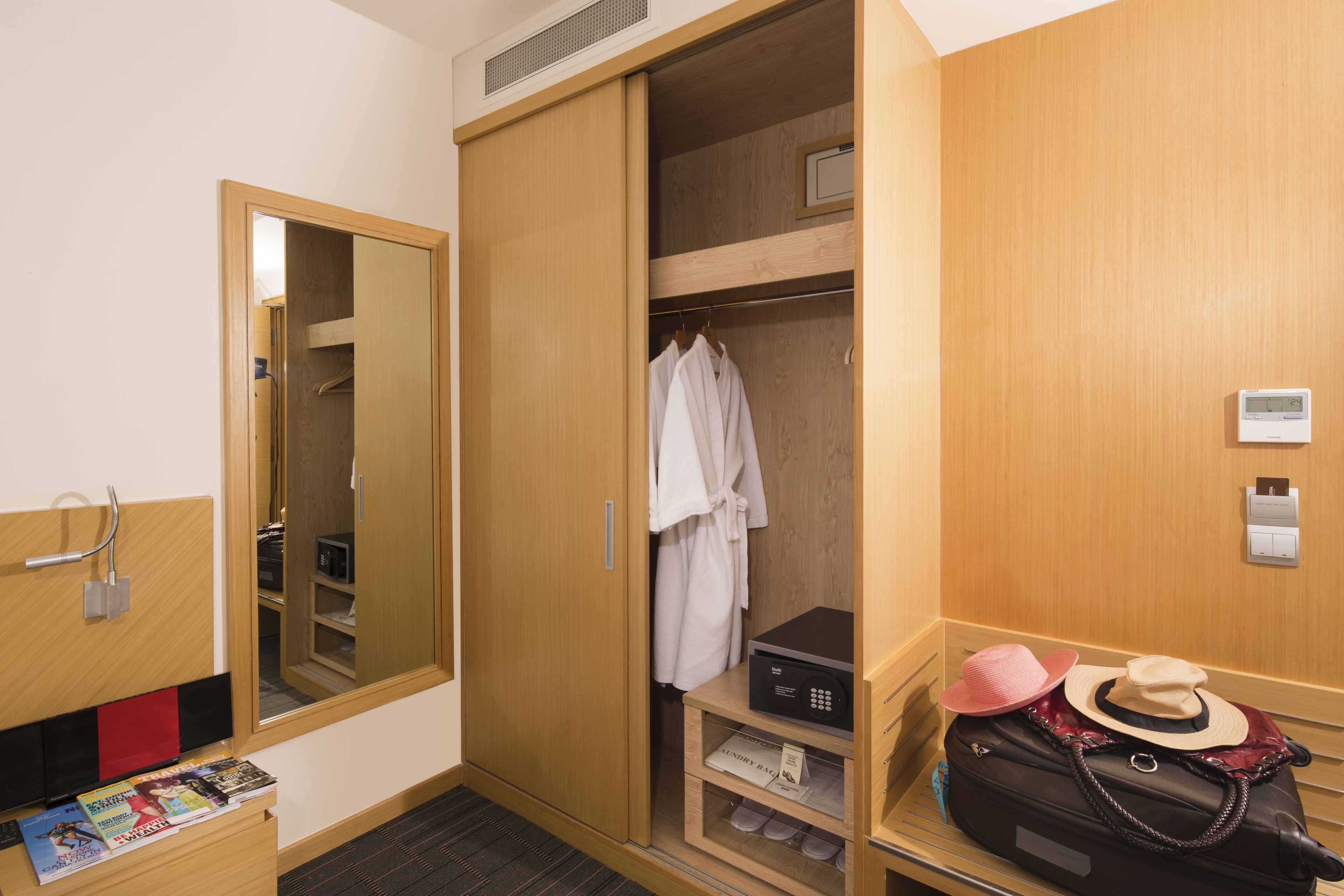 minibar, in-room safe, desk, blackout curtains