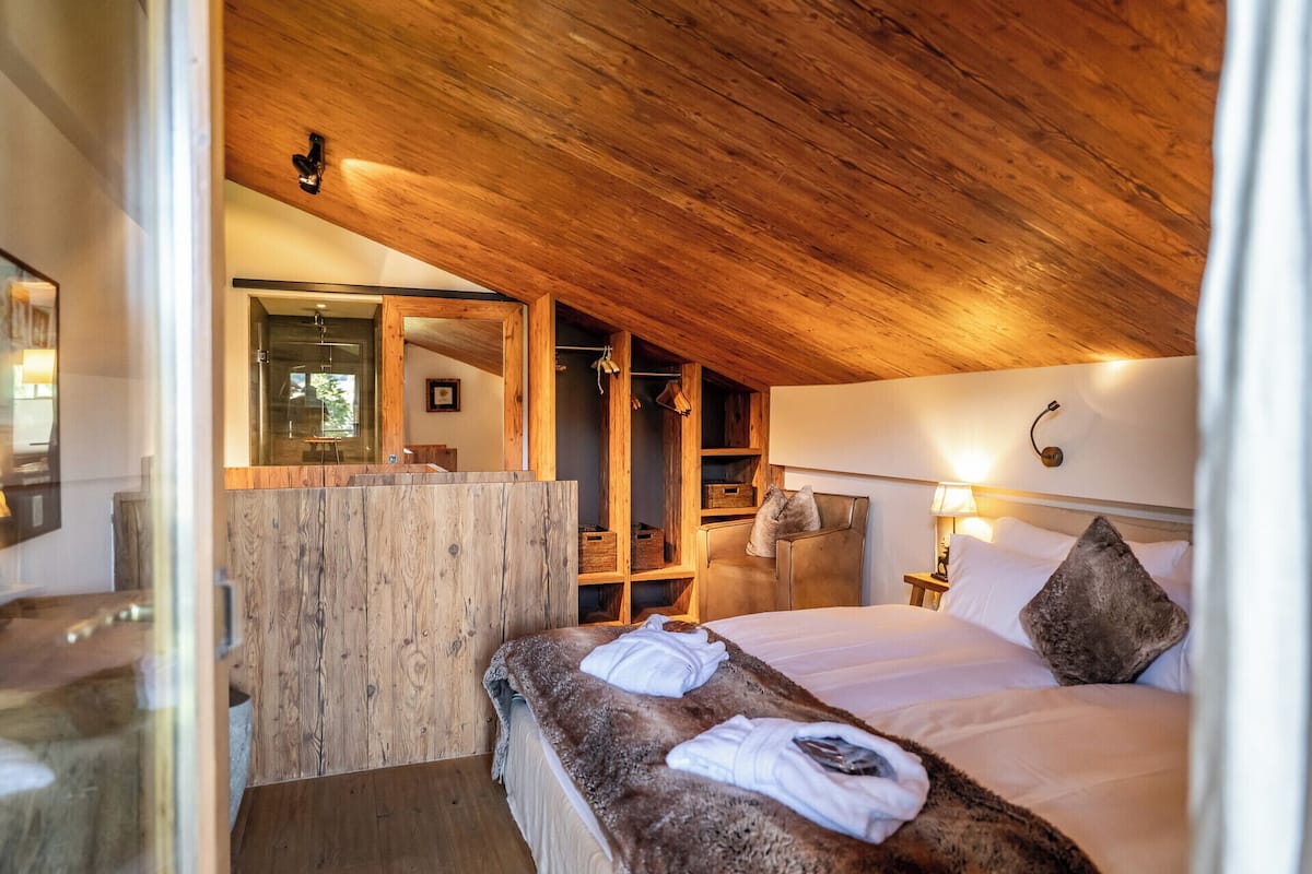 Suite Luxe, 2 salles de bains, vue montagne | 1 chambre, literie de qualité supérieure