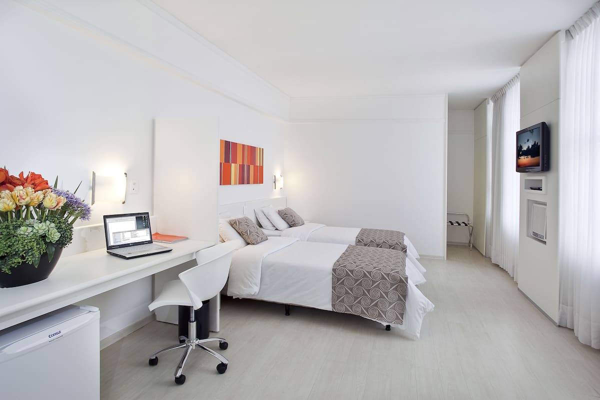 Premium bedding, minibar, in-room safe, desk