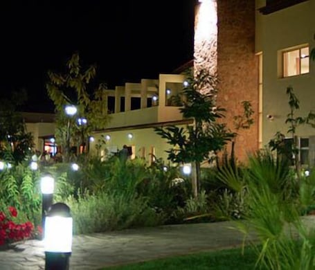 Front of property - evening/night