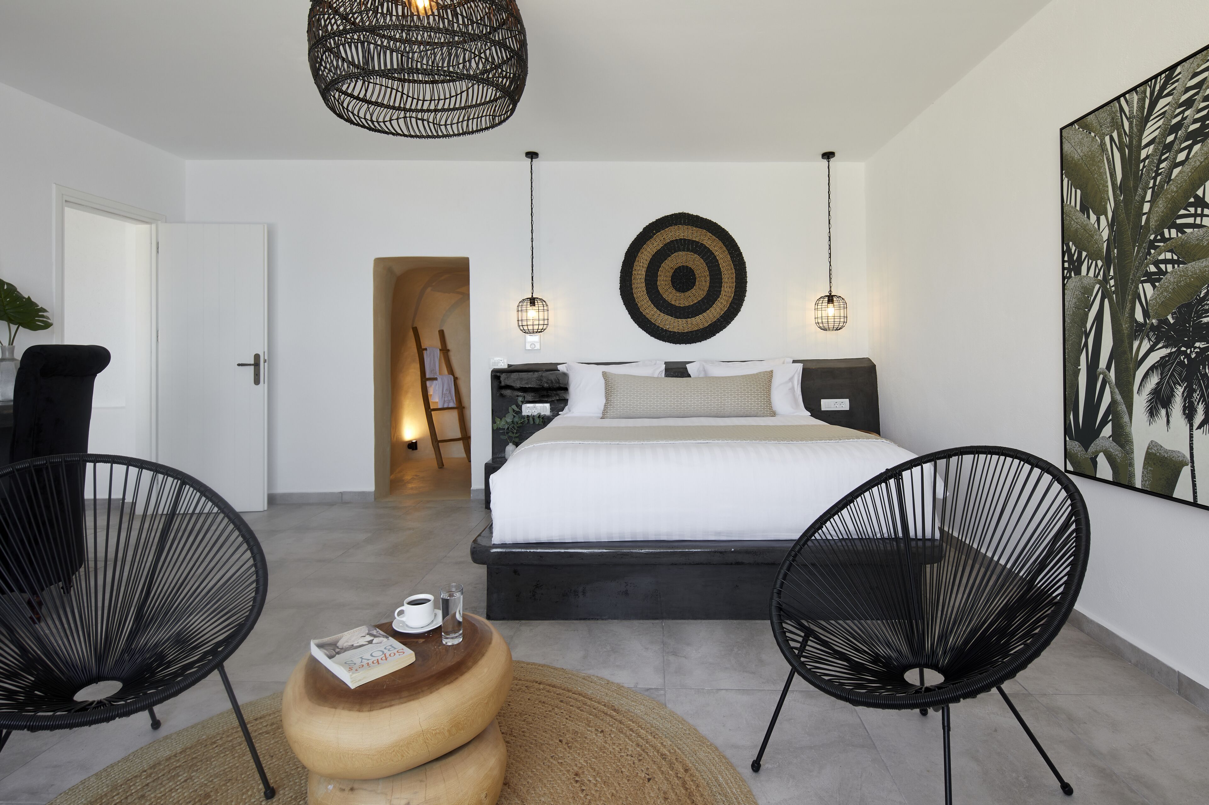 two bedroom villa with indoor private cave pool | 2 bedrooms, minibar, in-room safe, soundproofing