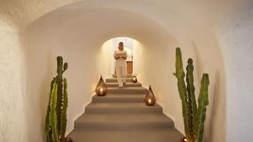 Espace de soins pour les couples, soins corporels, soins du visage