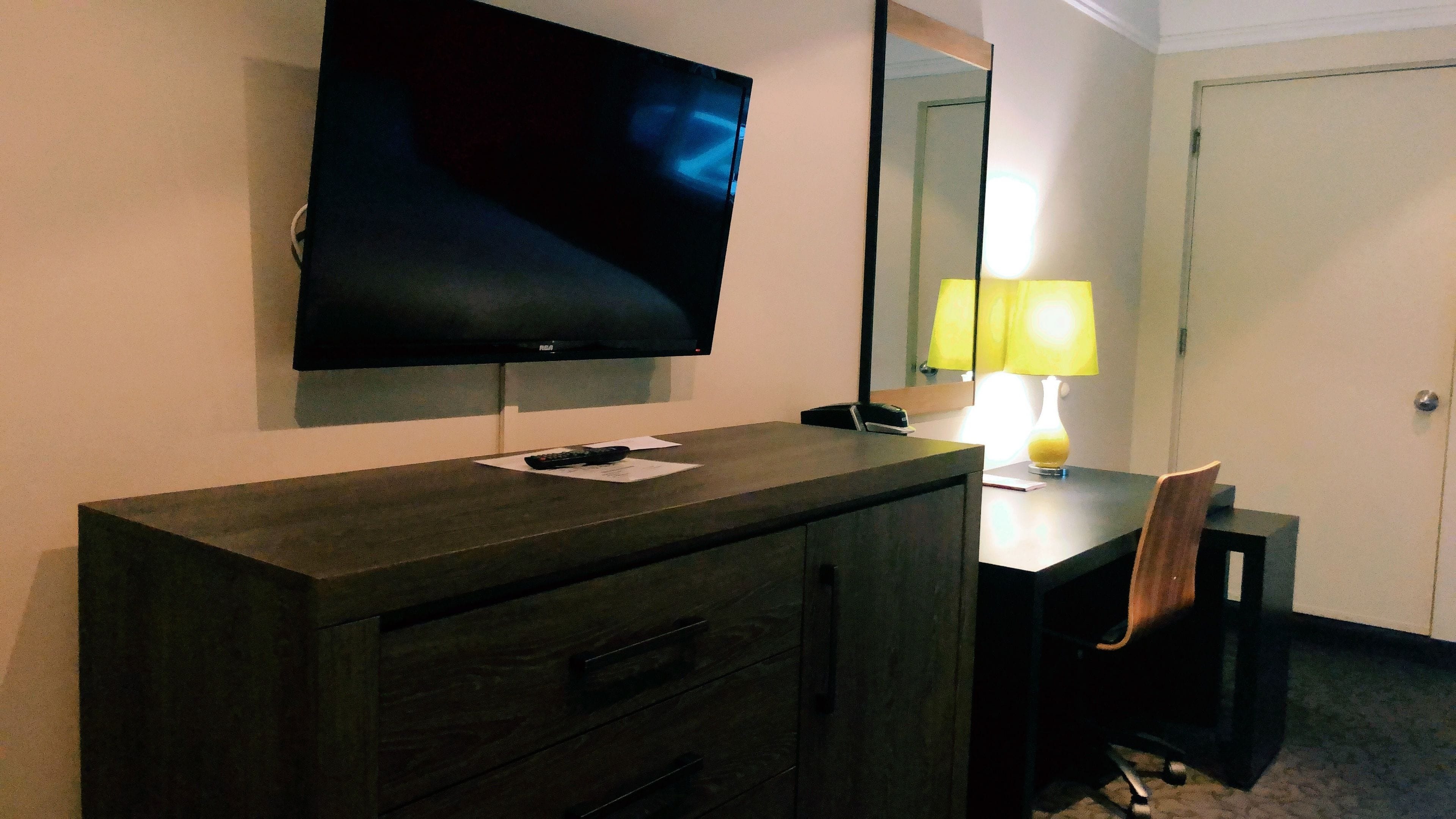 superior room, 2 queen beds, lake view | 1 bedroom, desk, laptop workspace, blackout curtains