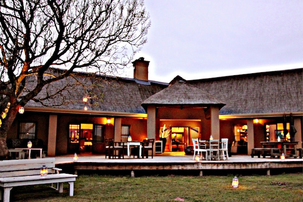 Front of property – evening/night