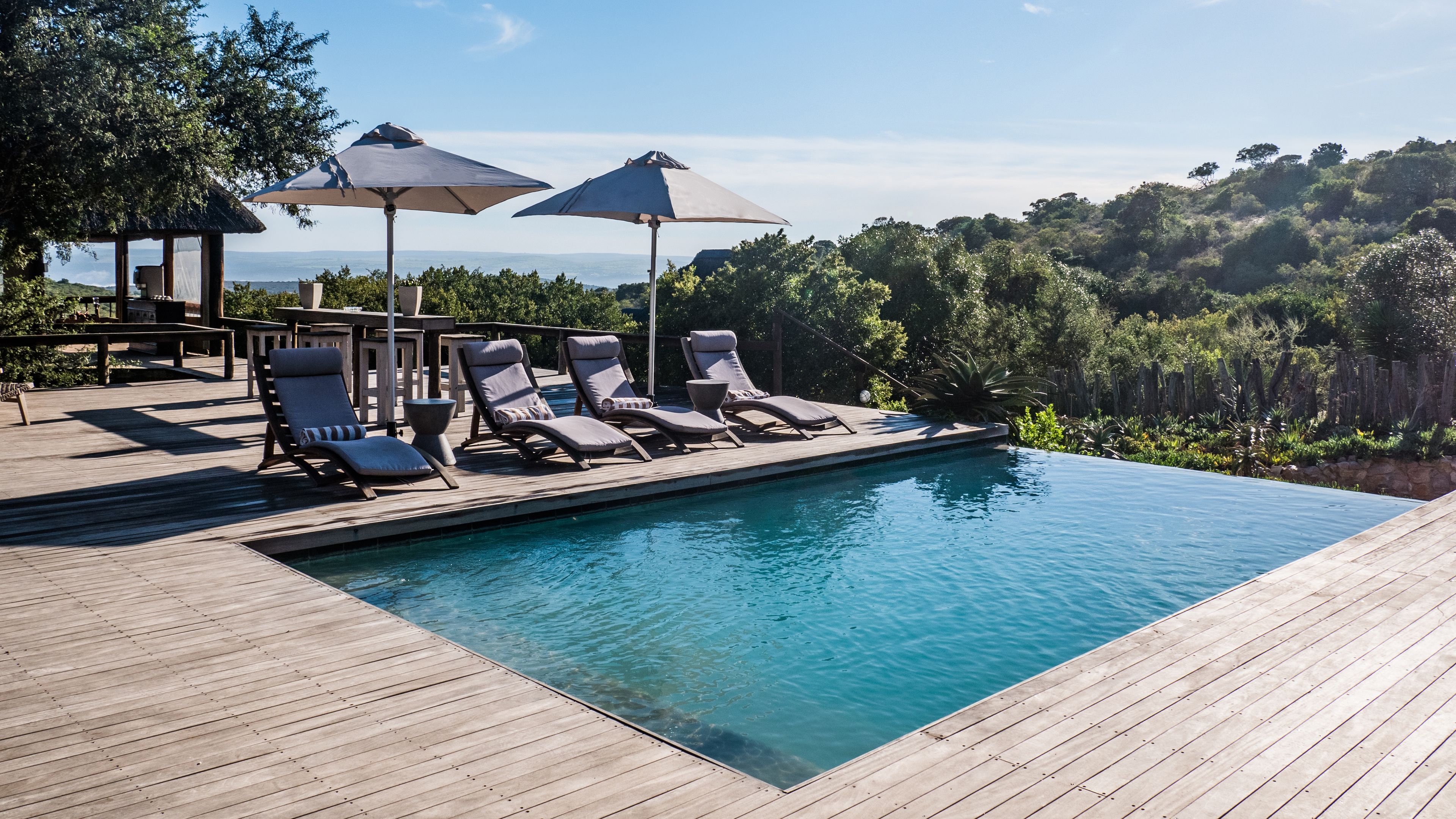 2 outdoor pools, pool umbrellas, sun loungers