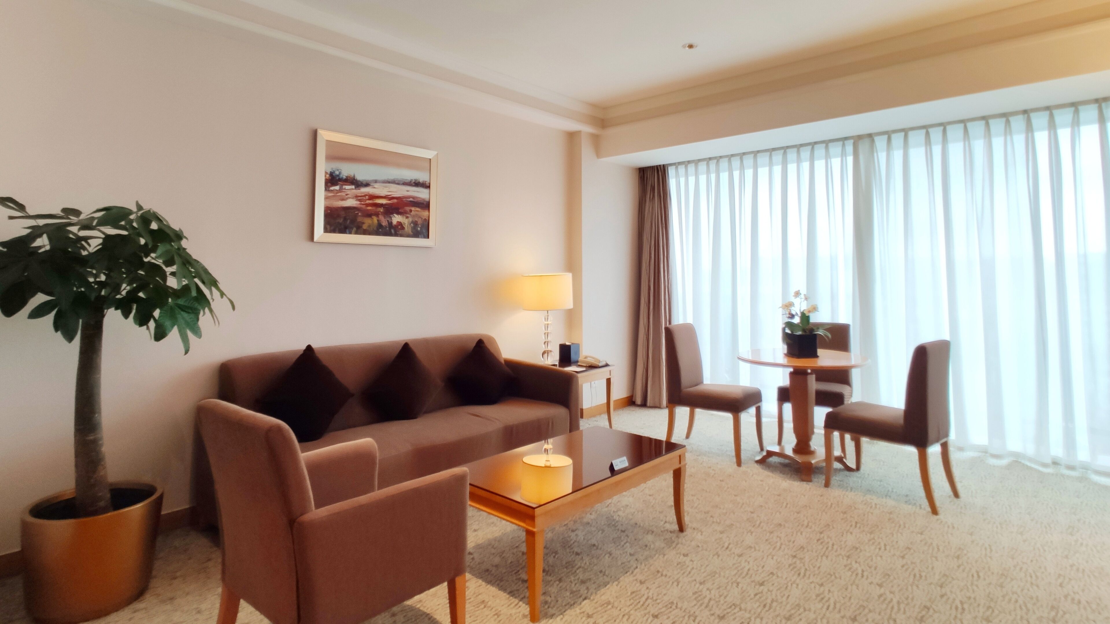 Suite | Woonkamer | Een 32-inch lcd-televisie met digitale zenders en televisie