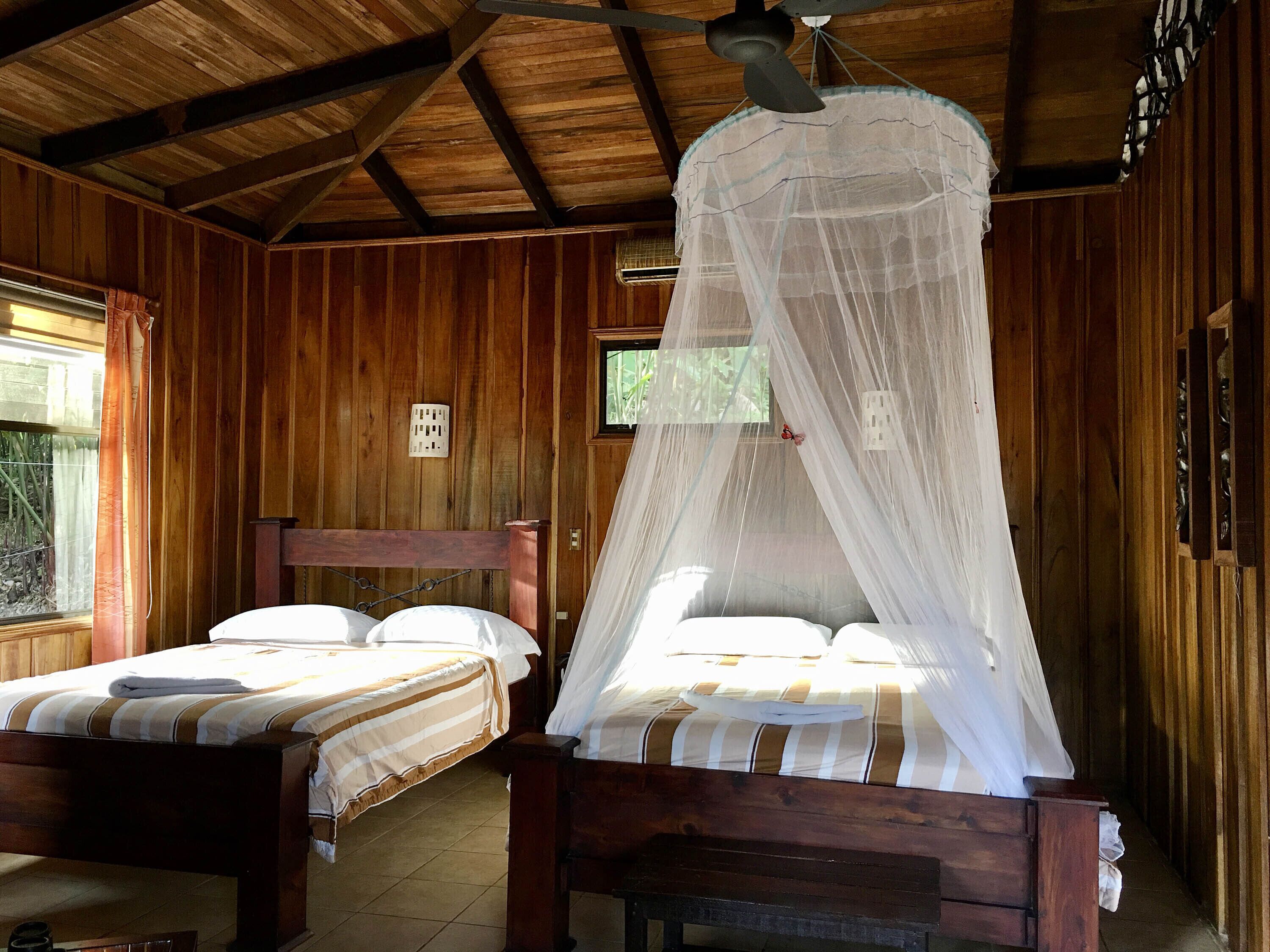 ecolodge family cabin with volcano view | 1 bedroom, in-room safe