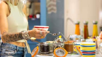 Daily buffet breakfast (EUR 15 per person)