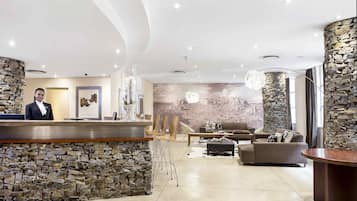 Mostrador para check-in y check-out