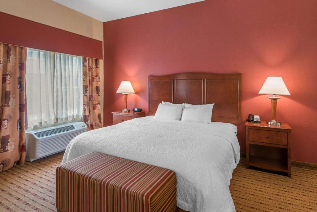 Premium bedding, down comforters, pillowtop beds, in-room safe