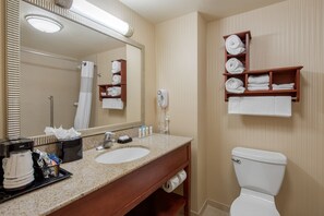Premium bedding, down comforters, pillowtop beds, in-room safe