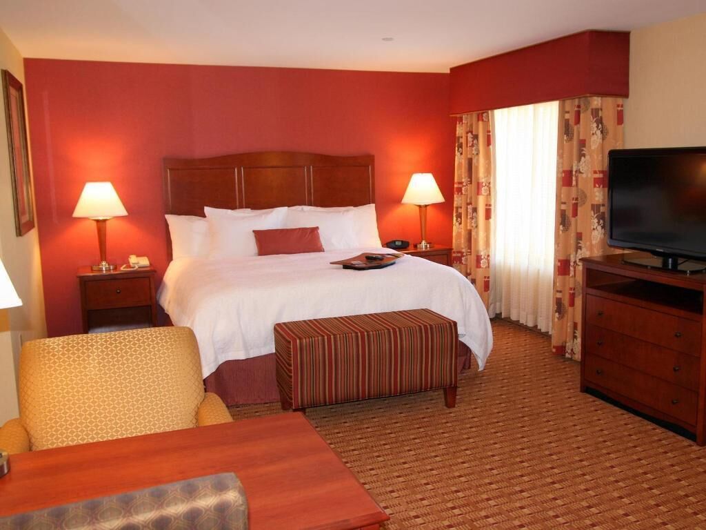 Premium bedding, down comforters, pillowtop beds, in-room safe