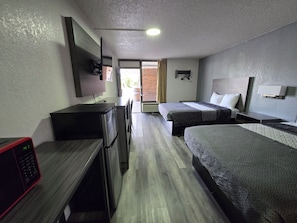 Premium bedding, desk, soundproofing, iron/ironing board