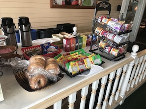 Free continental breakfast