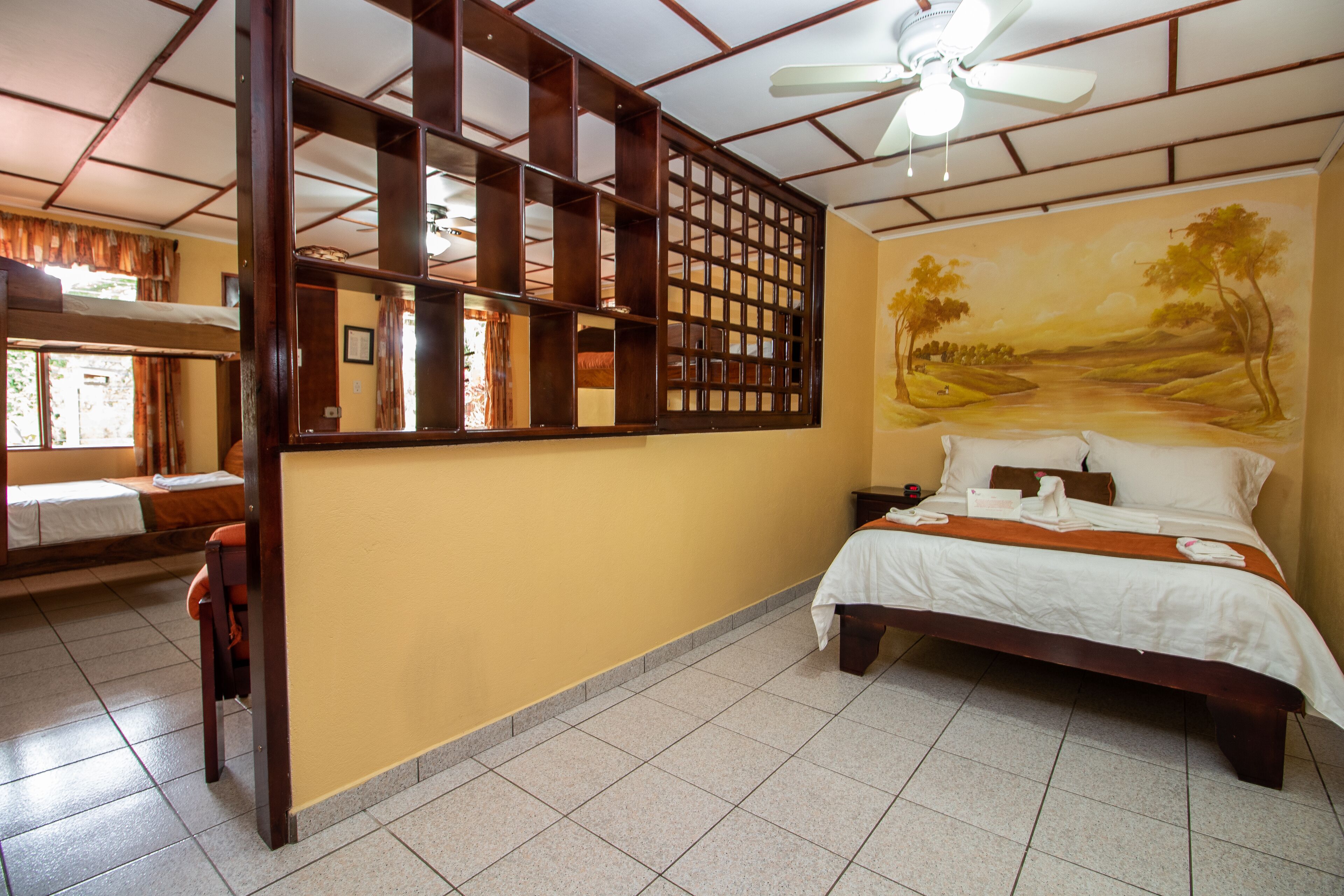2 bedrooms, premium bedding, free cots/infant beds, free wifi