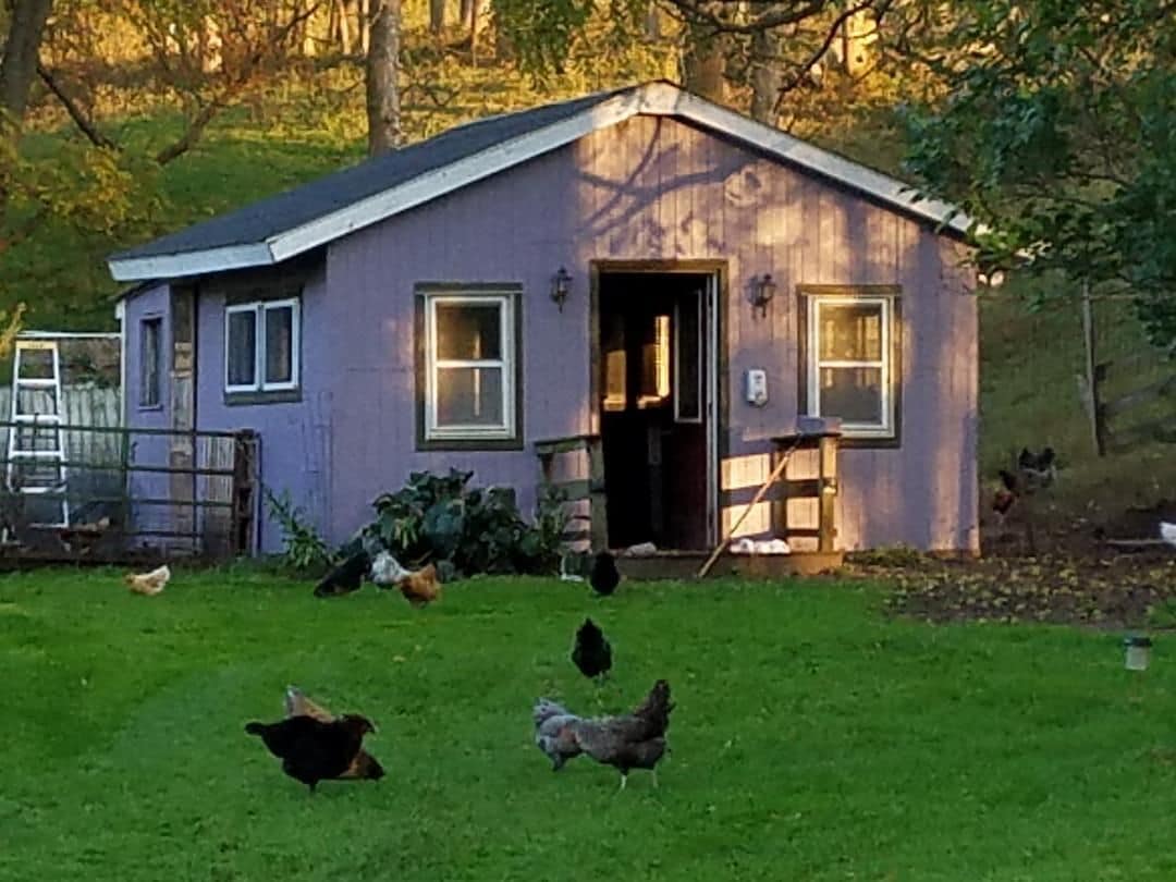 Blick von der Unterkunft