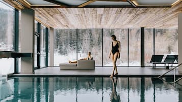 Indoor pool, outdoor pool, open 7:00 AM to 8:00 PM, sun loungers