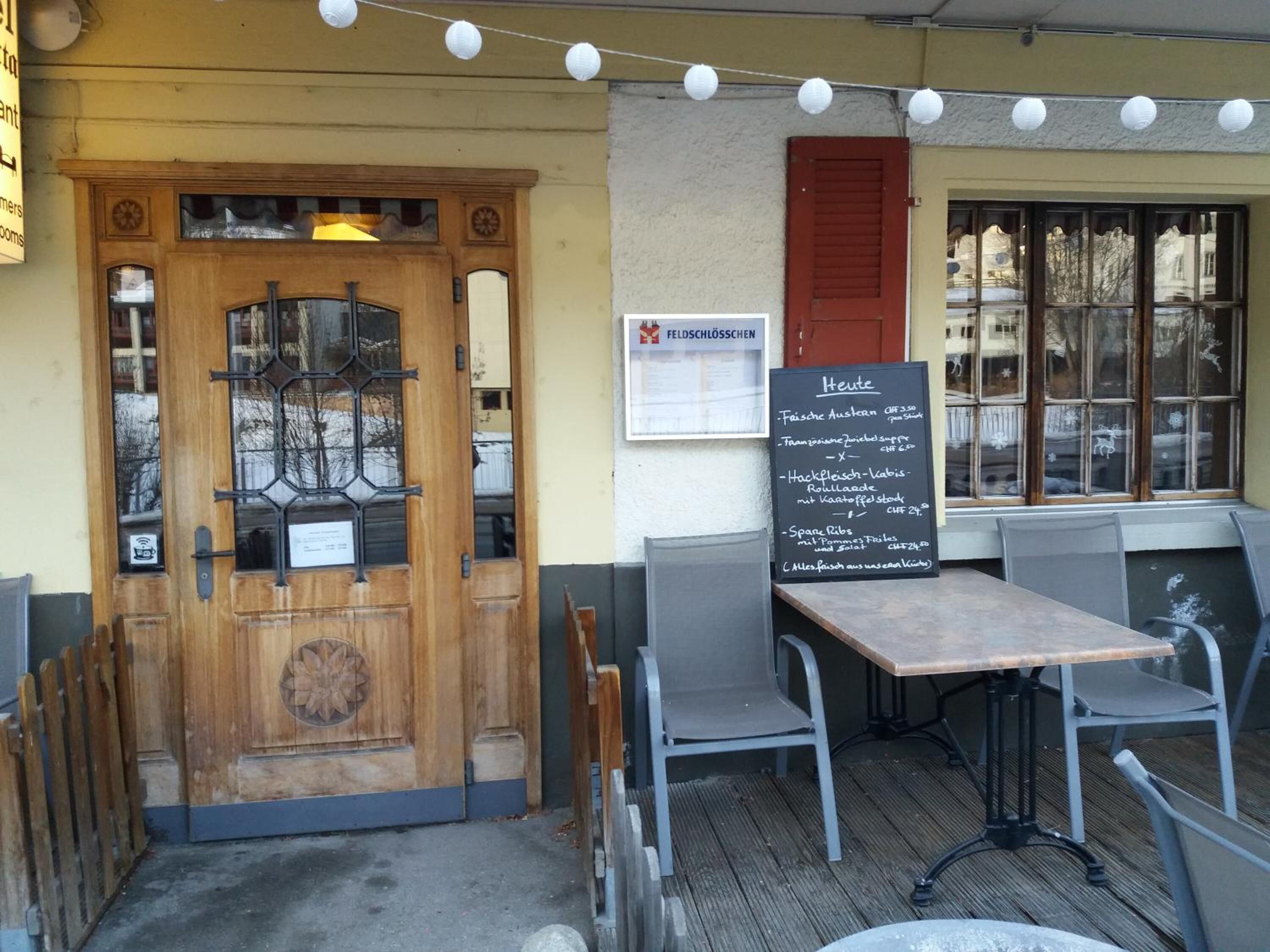 breakfast and dinner served, local and international cuisine