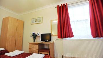 Desk, iron/ironing board, free WiFi, bed sheets