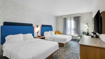 2 QUEEN BEDS NONSMOKING | Iron/ironing board, free WiFi, bed sheets, wheelchair access