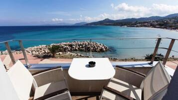 Blick von der Unterkunft