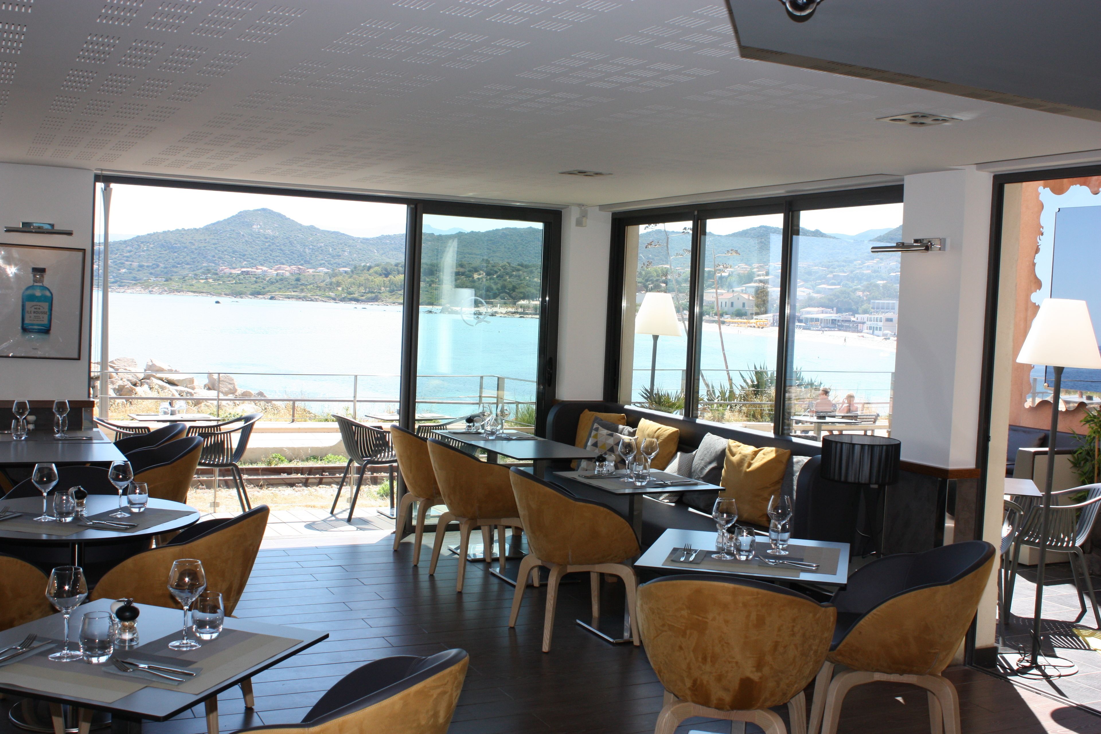 lunch, dinner served; mediterranean cuisine, sea views