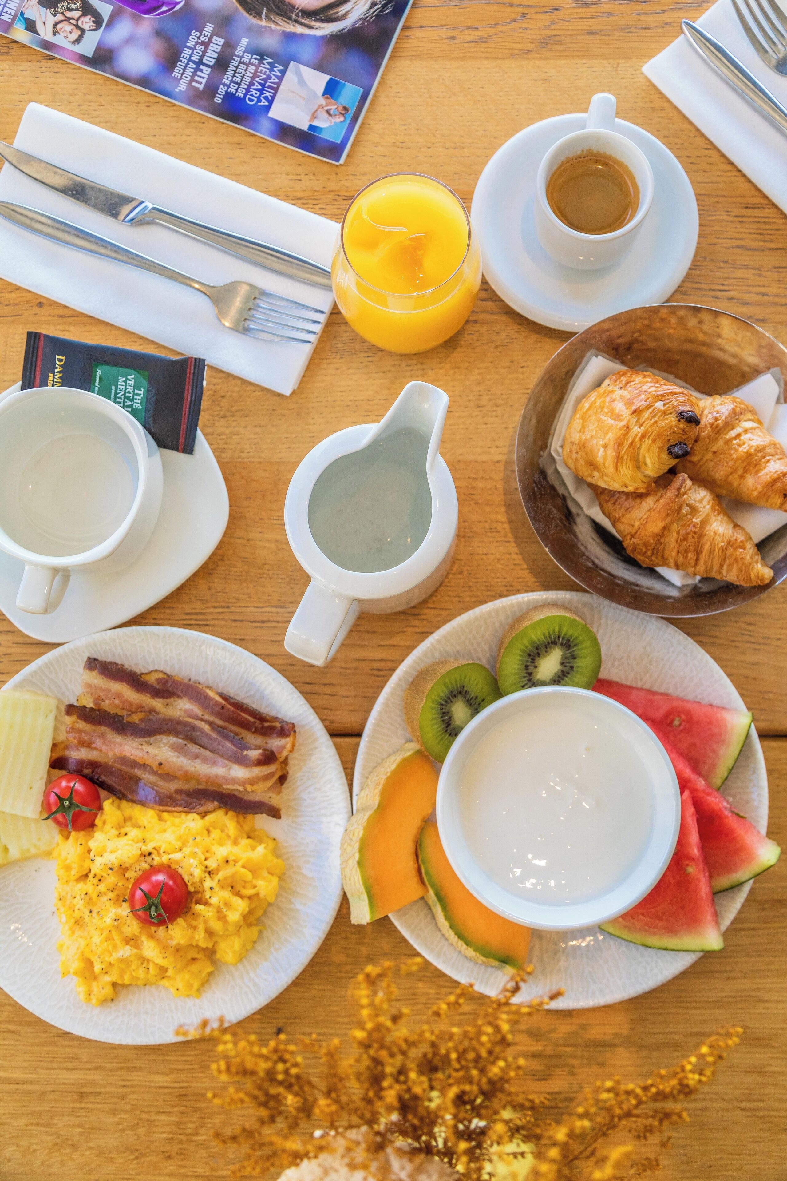 Breakfast buffet