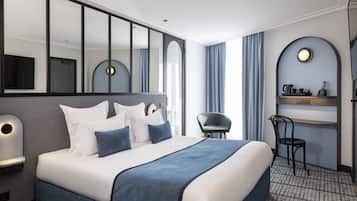 1 bilik tidur, peralatan tempat tidur premium, bar mini