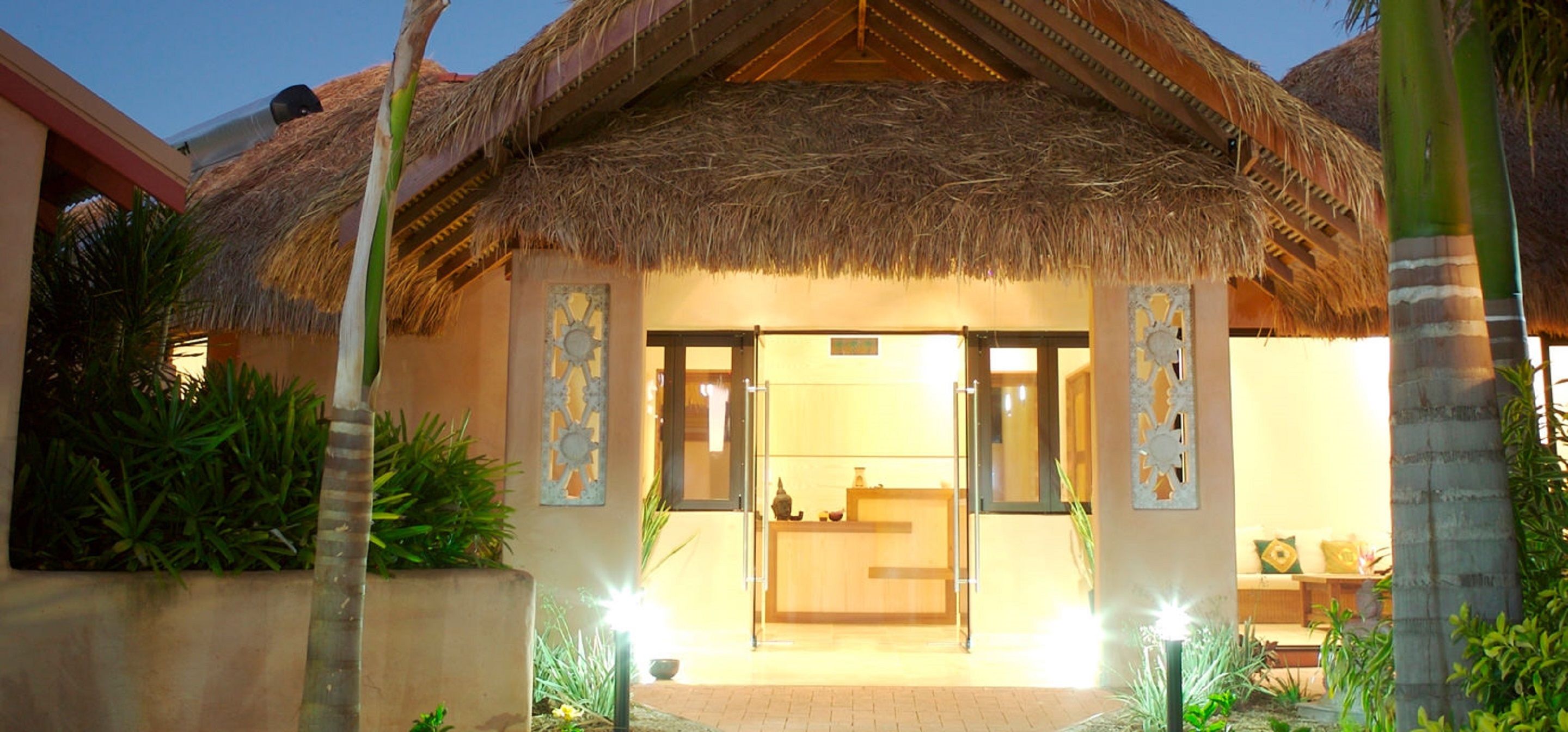 Hot tub, body treatments, aromatherapy, body wraps, body scrubs, facials