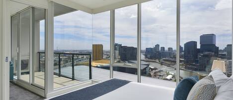 Minibar, desk, blackout drapes, iron/ironing board