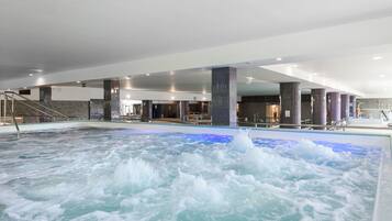 Indoor pool, outdoor pool