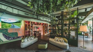 Sitteområde i lobbyen