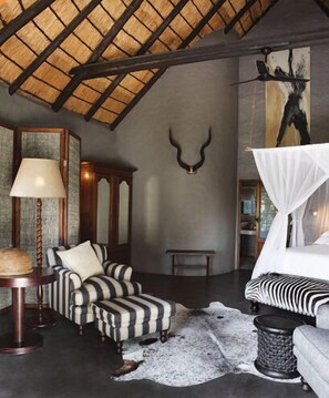 Egyptian cotton sheets, down comforters, in-room safe - Motswari Private Game Reserve Resort by NEWMARK (Bushbuckridge)
