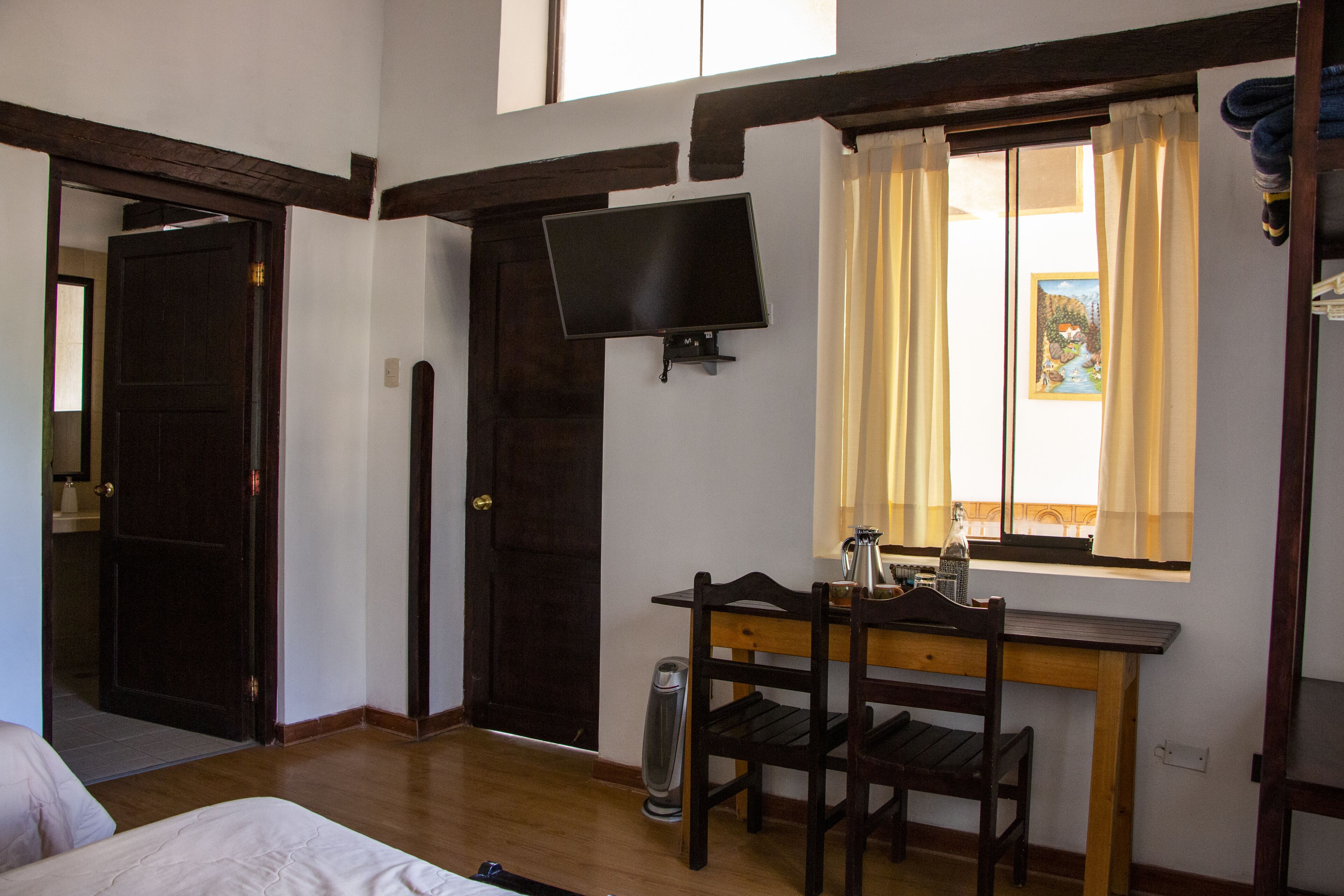 twin room, 2 single beds, garden view | wifi, bed sheets