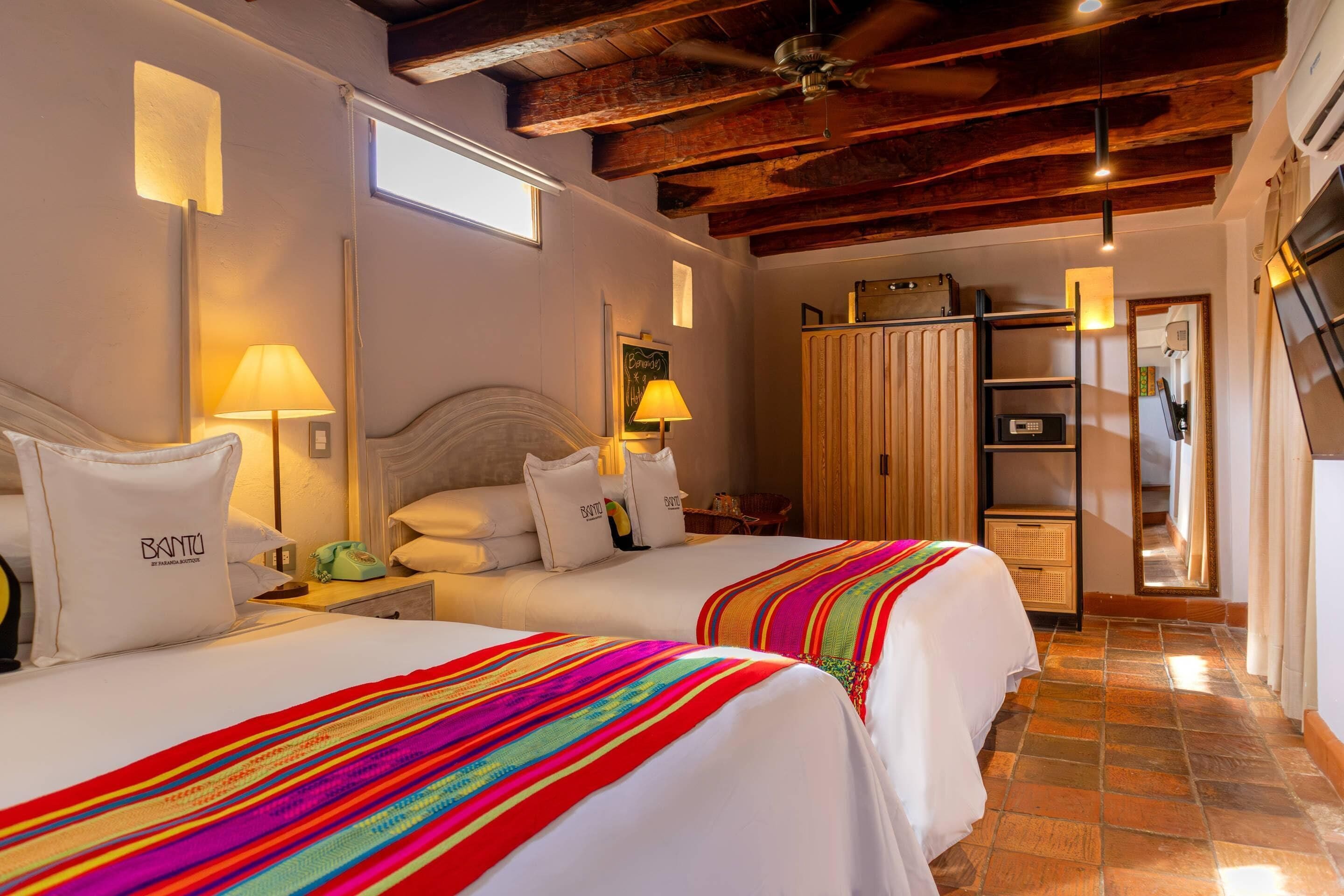 Room, 2 Double Beds, Non Smoking (Upgrade)